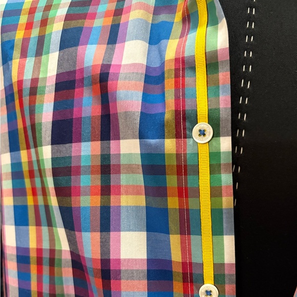 Bugatchi Vibrant Plaid Button Down Shirt - Picture 5 of 8